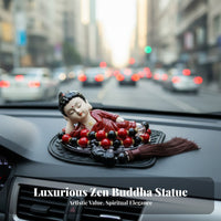 Zen Design Reclining Buddha Statue Intricate Ed Craftsmanship Sleeping Buddha Car Decor Serene Appearance for Meditation Space, Living Room