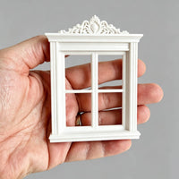 Classic Medieval Dollhouse Window Realistic Design Dollhouse Window