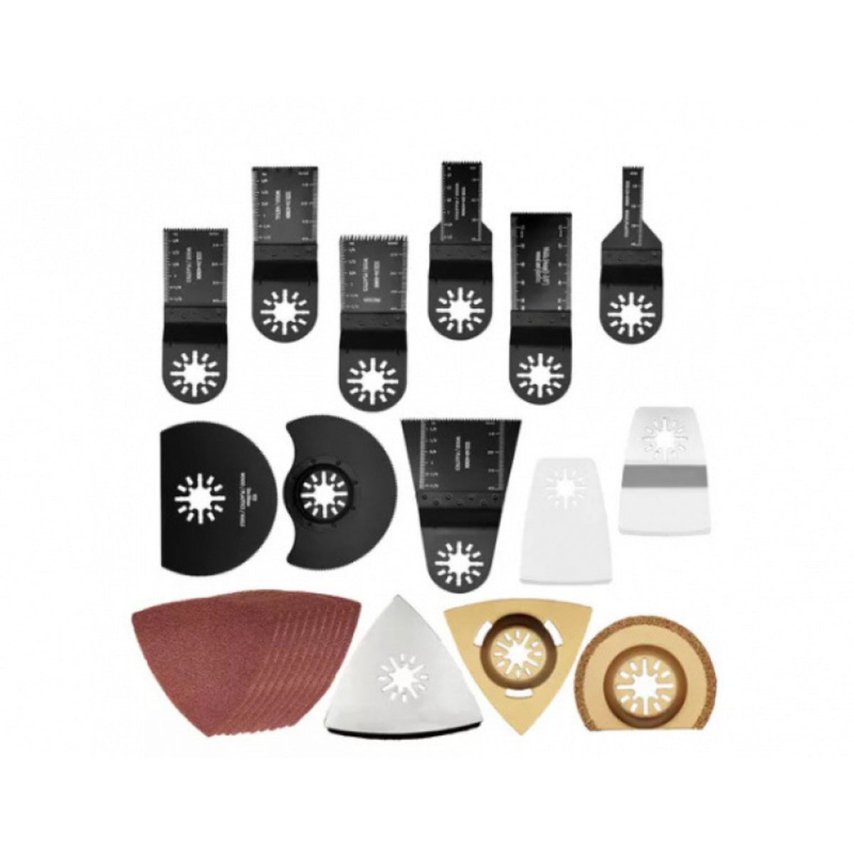 24 Pieces Oscillating Multitool Accessory Kit Sanding Sheet Pads Universal Fit Sanding Sheet Set for Home Renovation