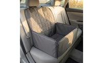 Waterproof Backseat Dog Bed Mat Padded Dog Back Seat Cover Wear-Resistant Car Pet Seat Mat for Road Trips