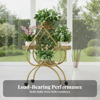 Multi-Tier Heart-Shaped Flower Rack Floor-Standing Heart-Shaped Planter Shelf Indoor & outdoorsdoor Use Plant Stand Space-Saving for Gardeners, Balcony, Living Room, Patio, Entryway