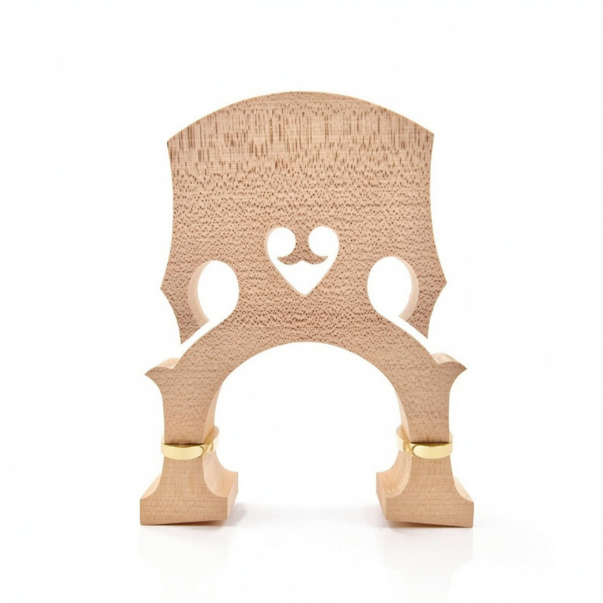 Double Bass Bridge Easy to Fit Upright Bass Bridge Smooth Lightweight for Luthier, Instrument Repair, Setup Work