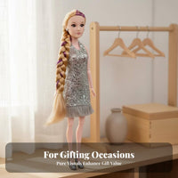 30cm Doll Dress Fashionable Stylish Toy Accessory for Girls, Kids, Decoration
