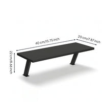 Desktop Riser Shelf Space-Saving Small Bookshelf Rectangular for Students