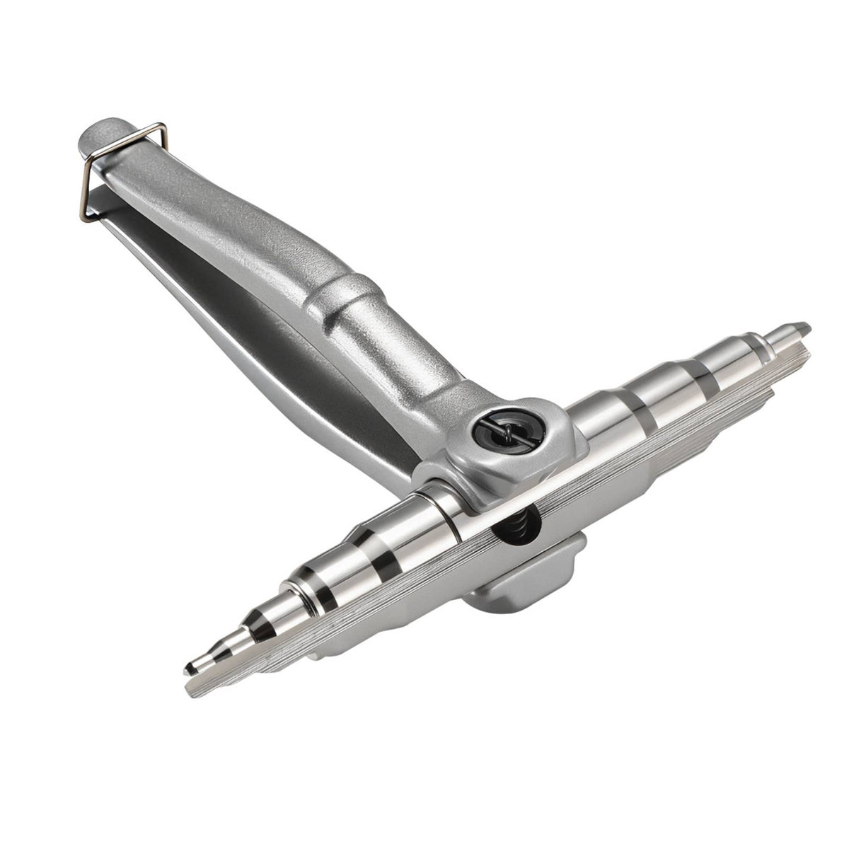 Manual Tube Expander Easy to Use Pipe Flaring Tool Silver-Colored Heating and Cooling Swaging Tool for Air-Conditioning Work