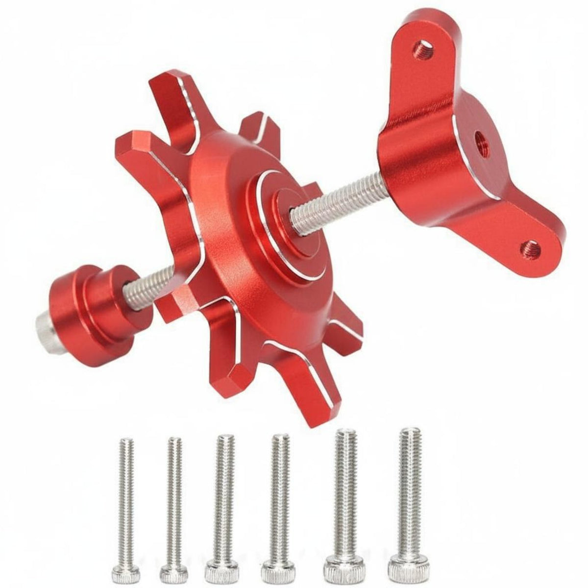 Lightweight 37g Beadlock Wheel Hub Mounting Jig Easy to Install & Remove Beadlock Wheel Installation Removal Tool Sturdy and Long-Lasting RC Crawler Tire Changer CNC Machined