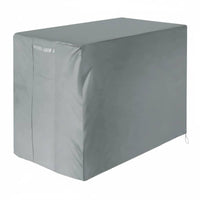 Dustproof Waterproof Dust Cover Sun Protection Outdoor Table Cover Drawstring Closure Patio Furniture Protector Windproof for Balcony, Garden