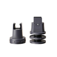 4 Pieces Clamp Style Adjustable Leg Riser Leveling Furniture Leg Riser Rotatable Ribbed