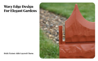Cobblestone Look Lawn Border Tool Free Setup Flexible Curves for Gardens