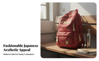 Japanese design Large Capacity Daypack Lightweight Design Multi-Compartment Laptop Rucksack Comfortable Shoulder Straps knapsackpack sturdy for Teenagers, Travelers, School, everyday Use, Commuting, informal outingings