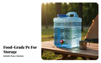 Food Grade PC Water Container Leakproof Water Container with Spigot Easy to Clean High Temperature Resistant for Campers