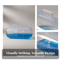 Transparent Portable Training Weight Bag Foldable Cylindrical Exercise Water Bag