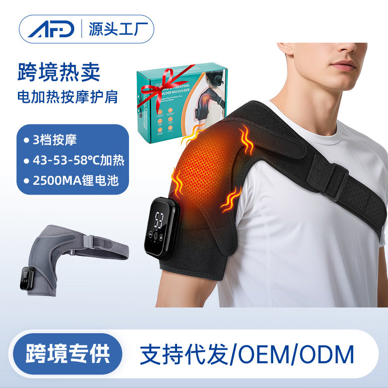 Electric Heating Shoulder Massager with 3-Level Temperature Control