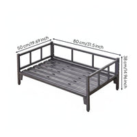 Year-Round Elevated Dog Bed Chew Resistant Raised Pet Cot Raised the Ground for Small Dogs, Cats