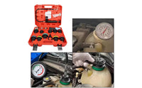 14 Pieces Cooling System Pressure Tester Kit Universal Radiator Leak Tester Coolant Vacuum Refill Tool for Mechanics, Home Mechanics