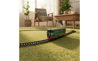 Realistic Motor Locomotive Toy Detailed Electric Model Locomotive Easy Train Set Low Maintenance for Collectors, Tabletop Layouts