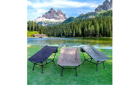 Lounge Chair with Carry Bag Portable Low Reclining Chair Furniture for Camping