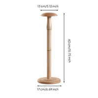 Hat Display Stand Tabletop Wooden Hat Stand Countertop Display Holder Rack for Retailers, Collectors, Retail Counters, Bedroom Organization, Closet