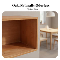 Solid Wood Construction Accent Console Space-Saving Stackable Organizer Block Versatile Sideboard Long-Lasting Design for Small Apartment Dwellers, Homeowners, DIY Enthusiasts, Dining Room, Bedroom, Entryway, Hallway