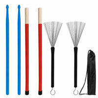Drum Accessory Bundle Mixed Material Performance Gear Nylon Sticks
