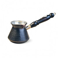Copper Cezve Hammered Metal Artisanal Copper Coffee Pot Turkish Coffee Pot Long Handle Drinkware Handmade