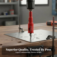 M42 Steel Hole Cutter and Sturdy Bi-Metal Wide Application Power Tool Accessory for Plumbers, Crafters, Metalworking, Workshop, Garage