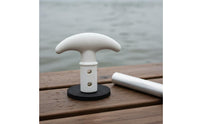 Ergonomic T-Grip Paddle Handle Lightweight T Paddle Handle Stable Boating Accessory Shock Absorbing for Canoeists