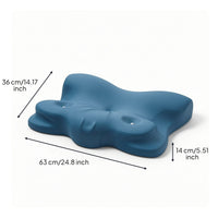 Butterfly Pillow Contoured Neck Support Pillow High-Density for Sleeping