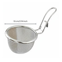 Fine Mesh Hot Pot Skimmer Spoon Easy to Clean Stainless Steel Food Strainer Multi-Purpose Skimmer Ladle Heat Resistant