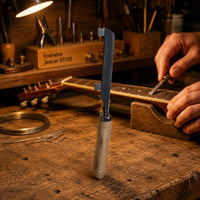 Guitar Fret Slot Cleaning Saw Guitar Fret Slot Saw with Wooden Handle Manual Luthier Tool for Fretwork