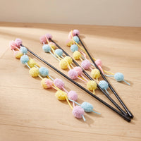 Interactive Retractable Cat Wand Toy with Bell and Tassel