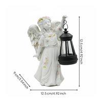 Creative Design Solar Angel Lantern No Wiring Needed Solar Garden Angel Automatic Night Illuminate for Yard, Patio