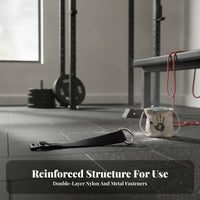Woven Strapping Hook Strap Metal Loop Training Hook Strap Adjustable Hanging Workout Straps Portable