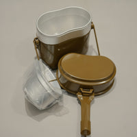 Aluminum Metal Lunch Box Retro Lunch Box with Handle Portable Metal Lunchbox Sturdy for Picnics