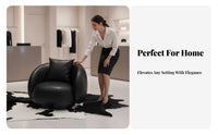 Modern Design Rounded Tub Chair Curved Outline Upholstered Circle Lounger Deep Seat Seating Furniture Multi-Purpose for Business Owners, Interior Designers, Reception Area, Hotel Lobby, Lounge, Living Room