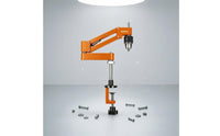 Clamp Mount Cantilever Tapping Bracket Hex Key Included Tapping Cantilever Bracket for Workbench, Workshop