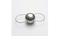 Open-Frame Stainless Steel Ice Ball Holder Centered Sphere Polished Metal Ice Ball Holder Instant Chill Bar Accessory Non-Diluting