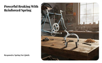 Hook-Type Caliper Brake High-Strength Iron Hook-Type Brake Calipers Street Bike Caliper Brakes Symmetrical Design Cycle