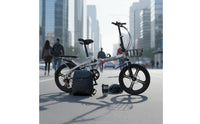 Shock Absorbing Folding Bike Variable Speed Portable Folding Bike Disc Brakes