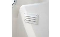 Easy to Install Nylon Vent with Mounting Holes Rectangular Louvered Vent Compact Outlet Lightweight for Boat Owners, Boats, Cabins