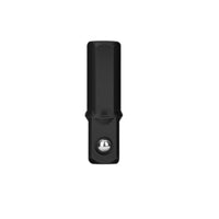 Darkened Hex to Square Drive Adapter Machined 6.35 Mm Hex Driver Adapter Forged-Looking Tool Accessory Black Oxide Coating for Power Drills