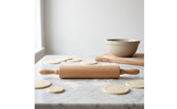 Rolling Pin Polished Wooden Rolling Pin Pastry Roller Sanded Wooden Pastry Roller Classic for Bakers, Dumpling Making