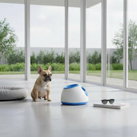 Independent Play Adjustable Dog Ball Launcher Indoor Outdoor Use Automatic Dog Ball Launcher Exercise Training Automatic Fetch Toy Portable for Dogs