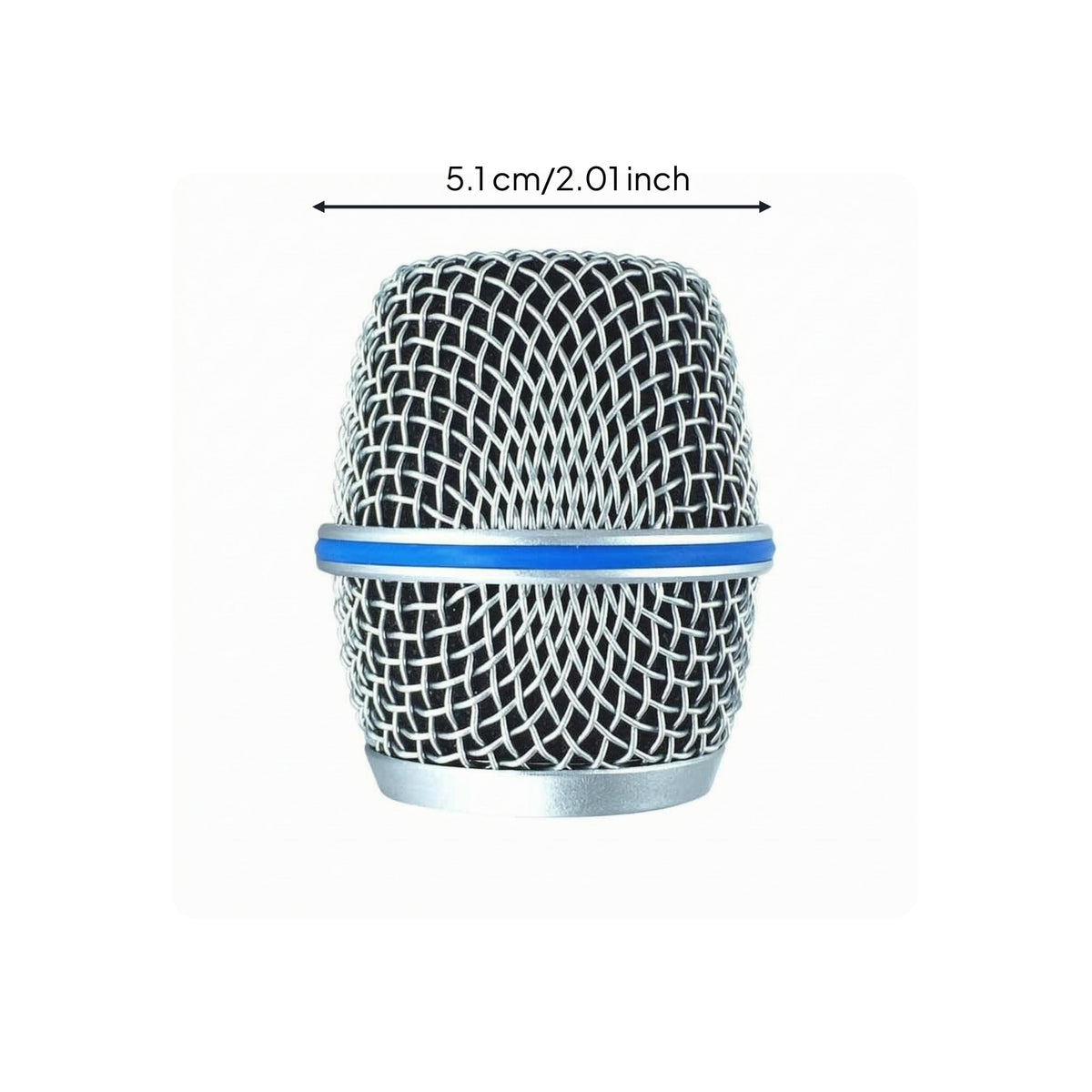 Replacement Audio Pickup Grille Head Dome-Shaped  Metal
