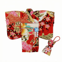 Japanese Doll Clothes Set Elegant Doll Kimono Set Cute Toy Clothing