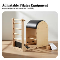 5 Pieces Pilates Reformer Luxury Reformer Set Multi-Level Adjustment 5 Piece Pilates Studio Equipment Fully Adjustable Luxury Reformer Reformer Combo
