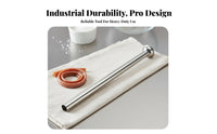 Stainless Steel Sausage Stuffer Tube Long-Lasting for Butcher Shops, Butchers
