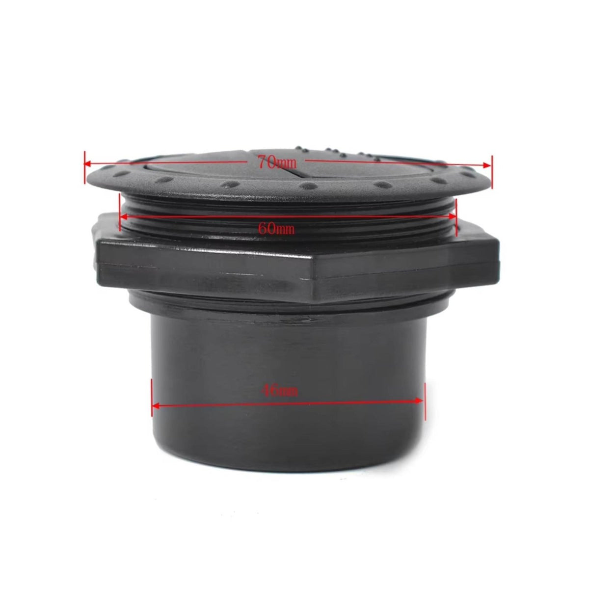 RV Air Conditioner Vent 360 Degree Rotatable Round Air Conditioning Vent Easy Installation Vehicle Part for Bus, Boat, Yacht