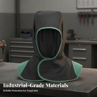 Dust-Proof Welder Safety Shawl Hood Long-Lasting Metalworking Shawl Cap Lightweight for Metalworkers, Fabricators