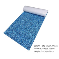 Marine Deck Mat with Textured EVA Foam Sheet Trimmable for Kayakers